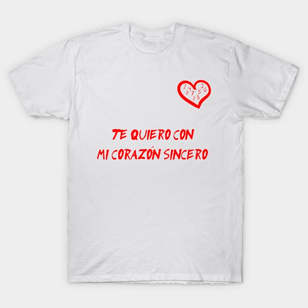 Corazon sincero T-Shirt by EagleFlyFree